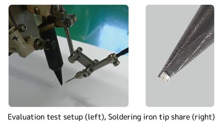 Flux Spattering Test.